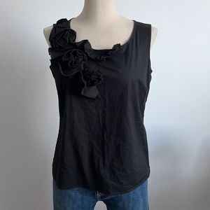 Izod - Black with Floral Detail Camisole